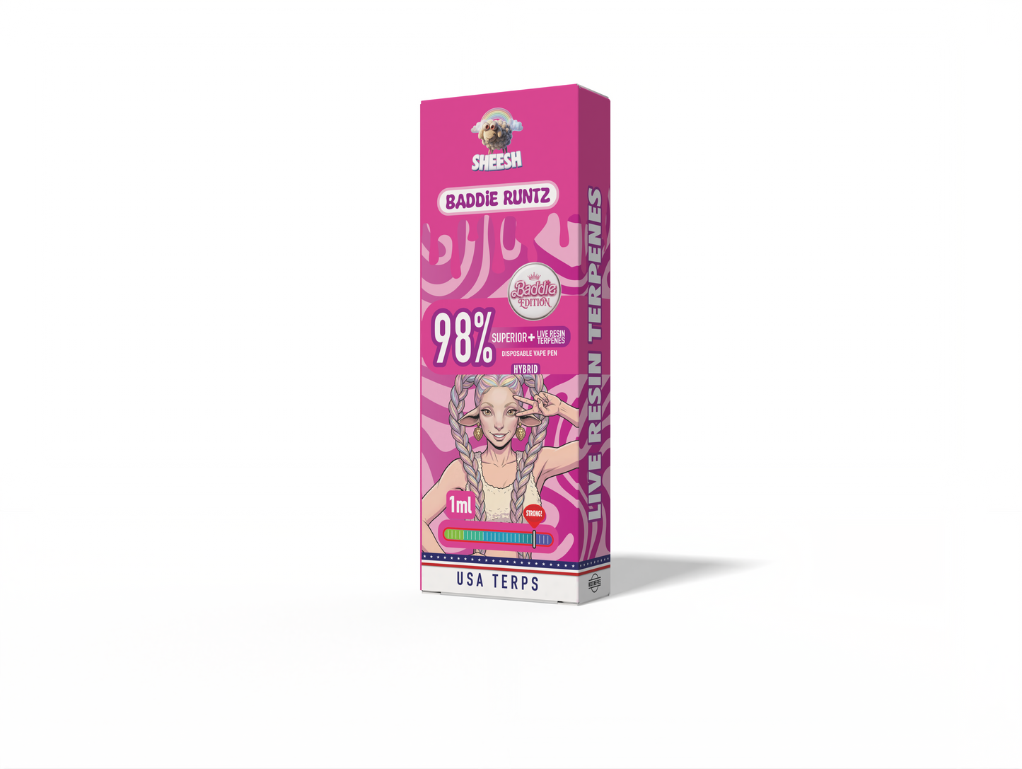 Sheesh  |  Pro Edition  |   1ML Disposable CBD Vape