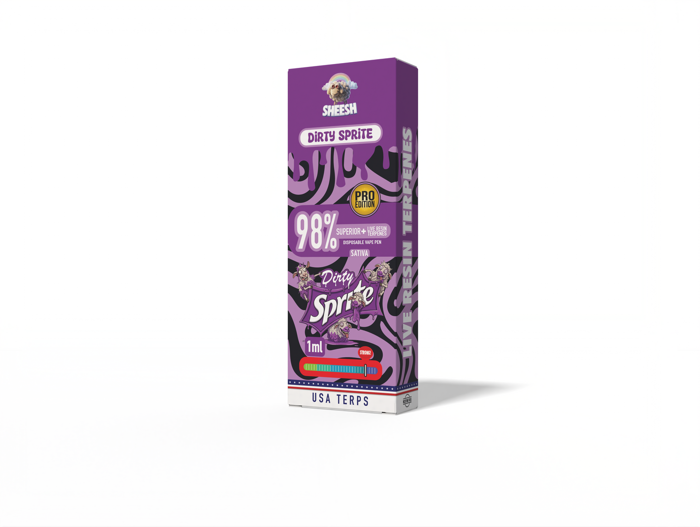 Sheesh  |  Pro Edition  |   1ML Disposable CBD Vape