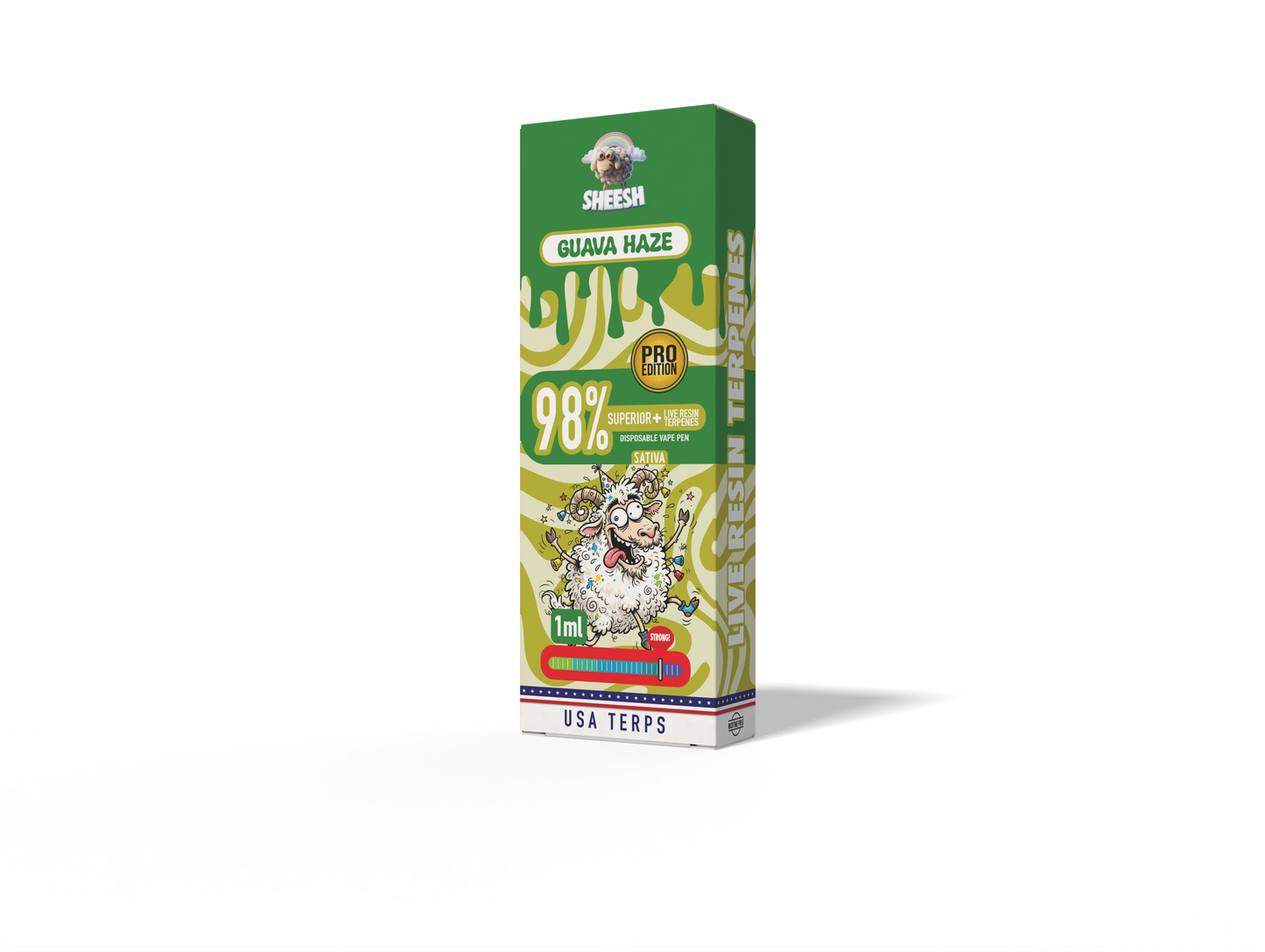Sheesh  |  Pro Edition  |   1ML Disposable CBD Vape