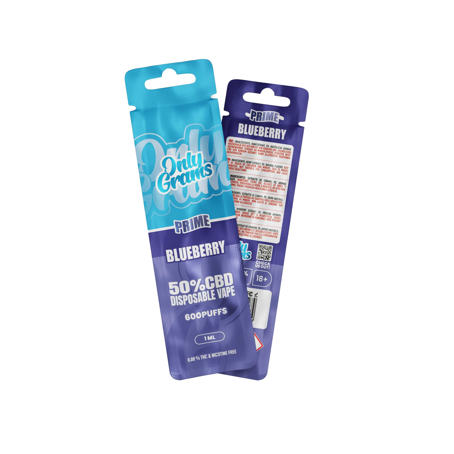 Only Grams Prime  |  Disposable Vape