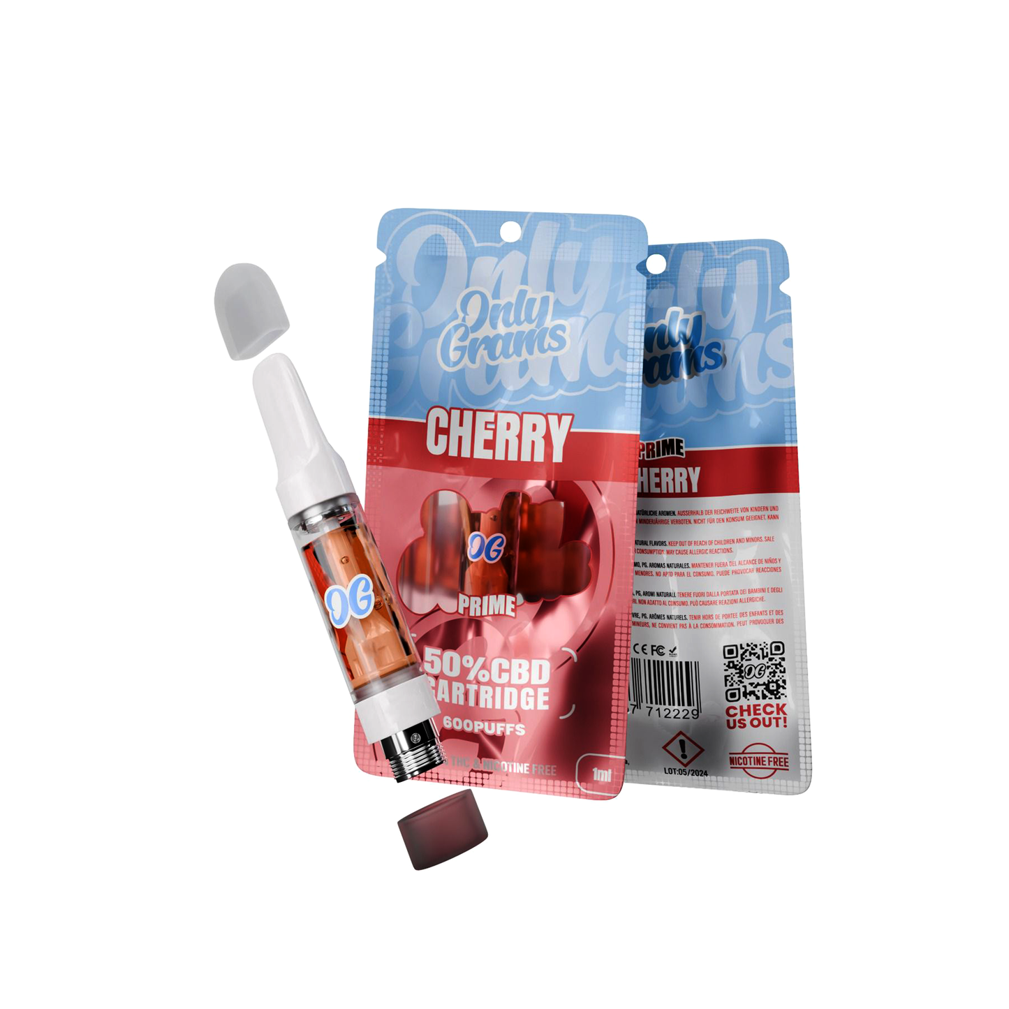 Only Grams Prime | 50% CBD Cartridge | 1ML