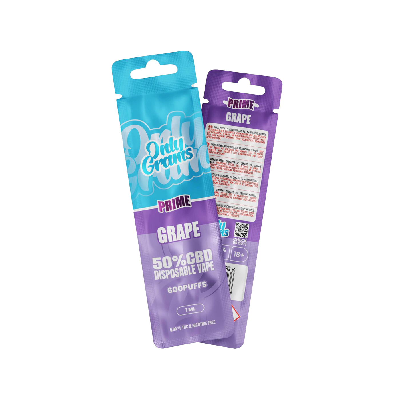 Only Grams Prime  |  Disposable Vape