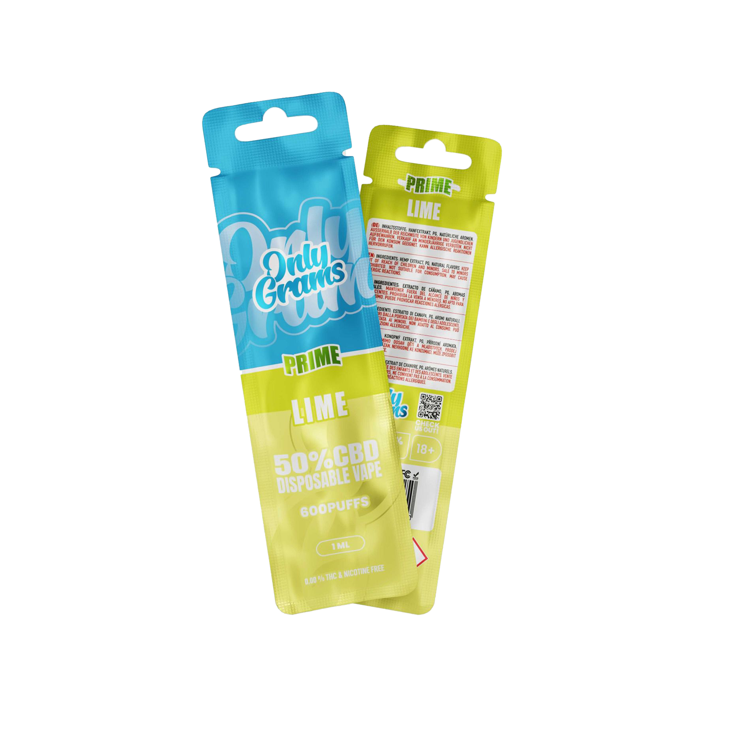 Only Grams Prime  |  Disposable Vape